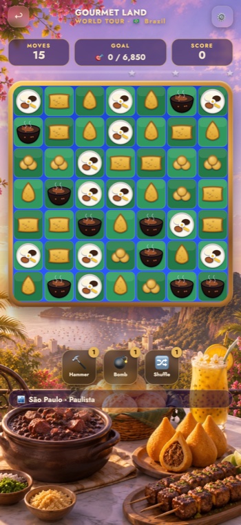Gourmet Land oynanış — Rio