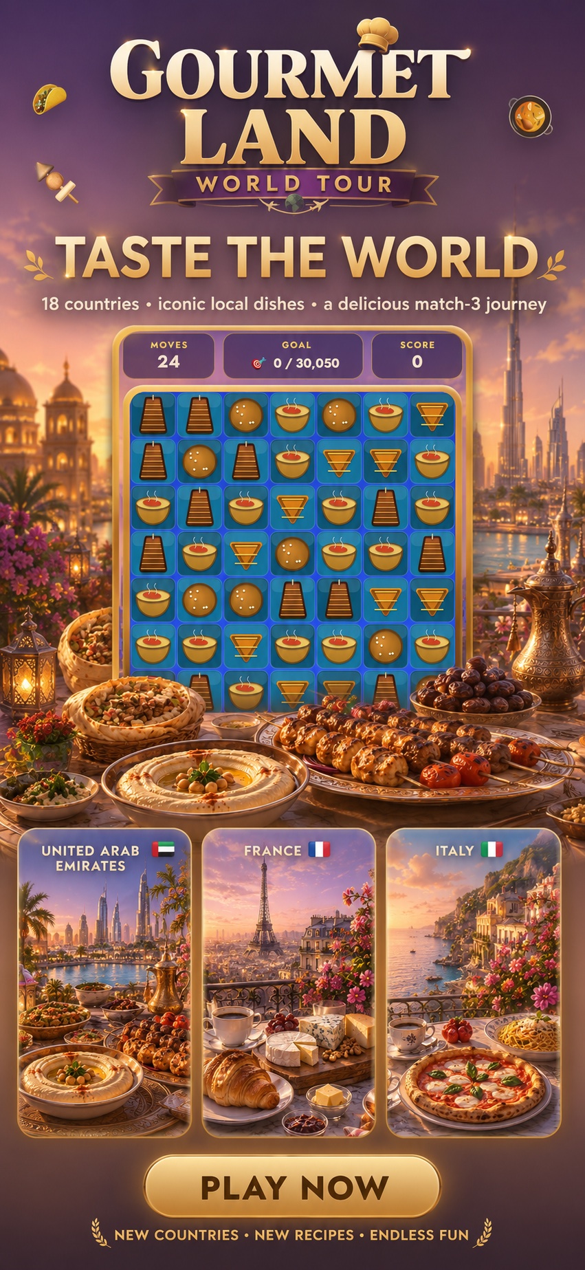 Taste the World — 18 ülke, ikonik yerel yemekler